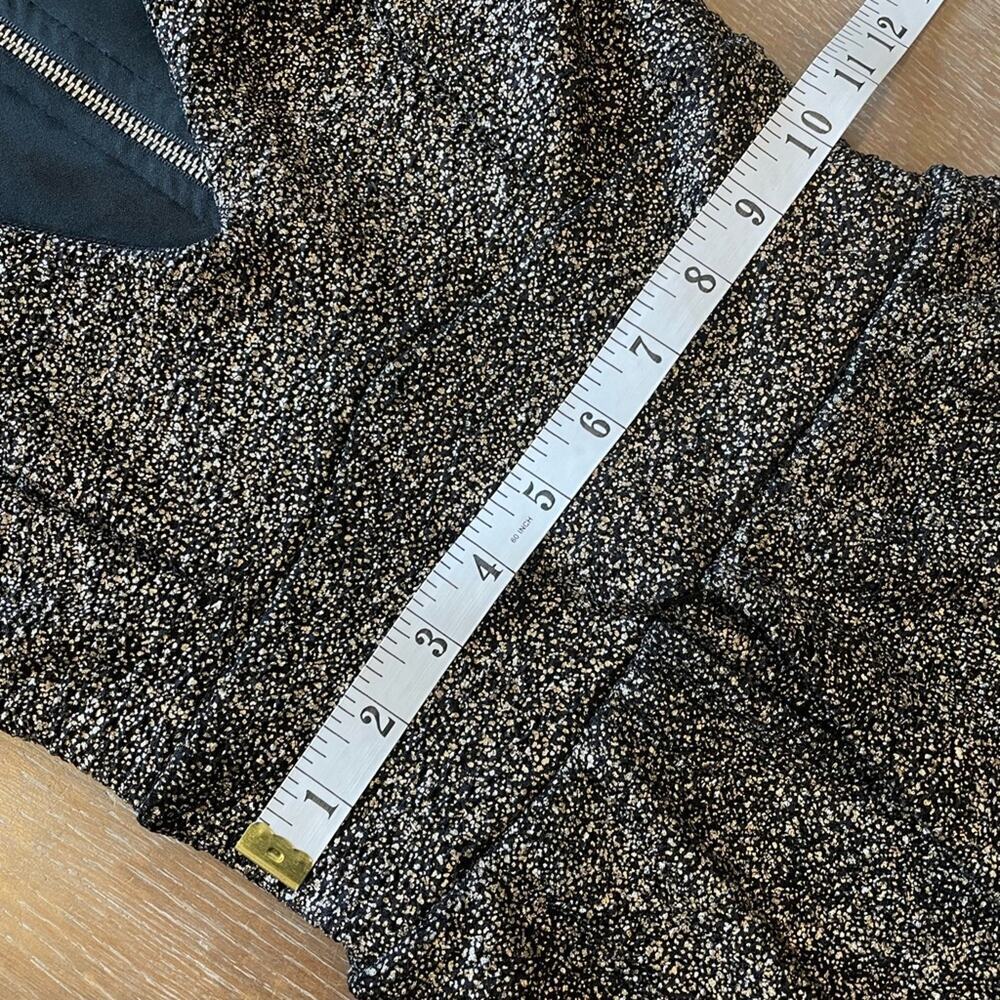Arden B Gold Black Shimmer Dress XS - Picture 8 of 10